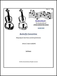 Butterfly Concertino Orchestra sheet music cover Thumbnail